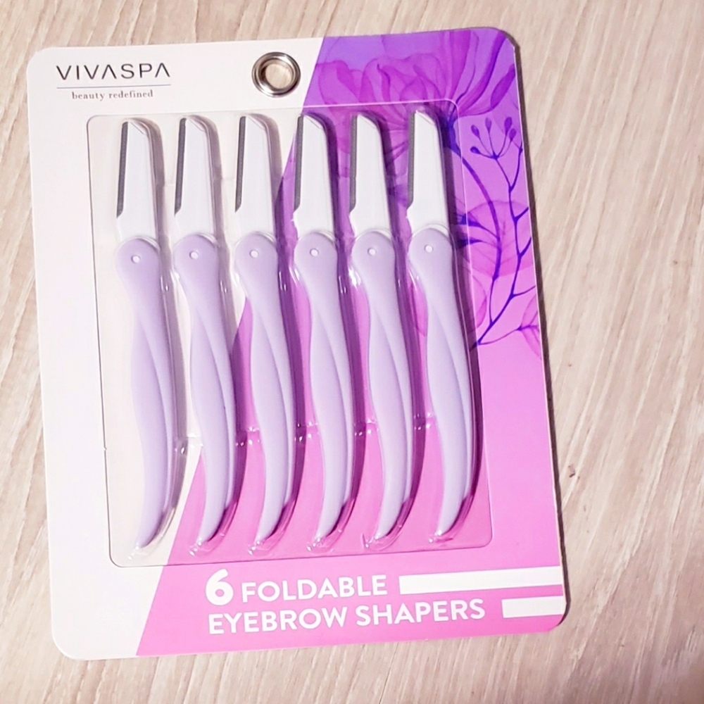(NEW) VIVASPA 6 foldable eyebrow shapers